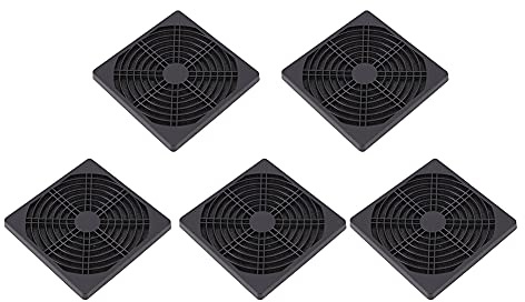 5 Stück Lüftergitter 60 mm 80 mm 90 mm 120 mm Gehäuselüfter Staubschutz Lüfter aus Kunststoff Filter Staubfilter Lüfter Gitter Schutz for Desktop-Computer