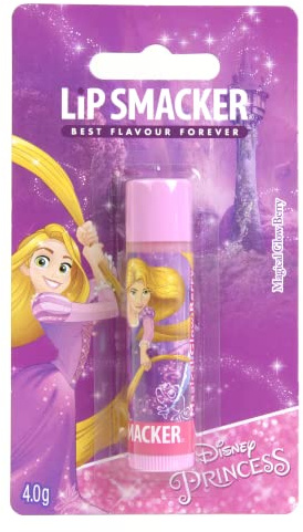 Lip Smacker Disney Princess Collection, Askungen Enkelt Läppbalsam för Barn, Säkert att Använda och Färgfritt för en Naturlig Finish, Magical Glow Berry