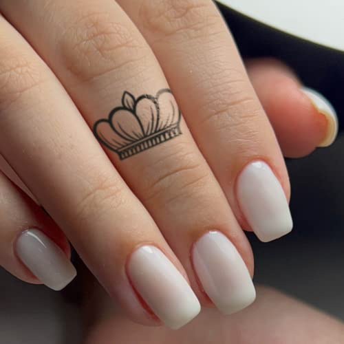 MyJagua Tattoo • Krone | 1-2 Wochen Tattoo | Auf Pflanzenbasis | Hautverträglich | Wasserfest | Neue Tattoo Technologie | Kein Klebe Tattoo