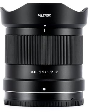 VILTROX 56mm f/1.7 Z, Prime 56mm F1.7 For Nikon Z Mount Lens, Auto Focus APS-C z Mount Lens for Nikon Zfc Z50 Z8 Z7ii Z6ii Z5 Z9