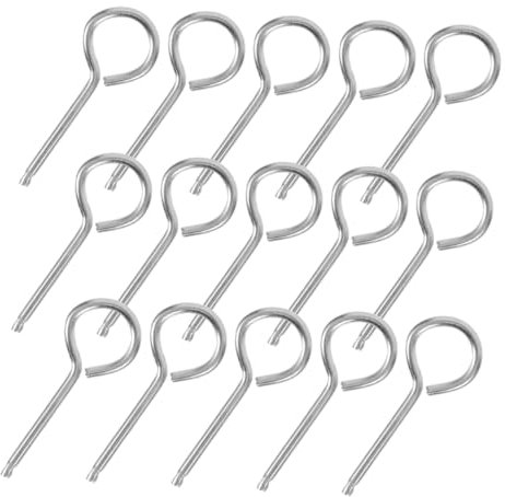 WOONEKY Fire Extinguisher Pull Pins 100pcs Replacement Safety Pins Made of Stainless Steel Reliable Function to Prevent Accidental Triggering Suitable for Fire Extinguishers in Offices