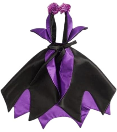 Costume Di Halloween Per Cane - Mantello Di Gatto Regolabile, Cappello Da Strega, Vestiti Di Halloween Per Cane | Costume Da Strega Confortevole Per Cane, Vestito Da Stregone Morbido Costumi Di