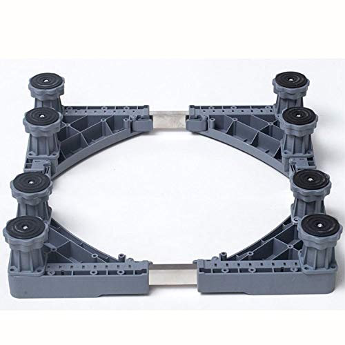 Home appliance base Movable base - Washing Machine Floor Stand Adjustable Movable Base Holder for Refrigerator Fridge Universal Machine Carriage Mount Convenient Stacked Washer & Dryer Units