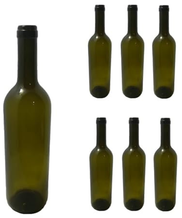 Buyglass Bottiglia per Vino vuota ml 750 venduta in pacchi da 20 pezzi con tappo plastica