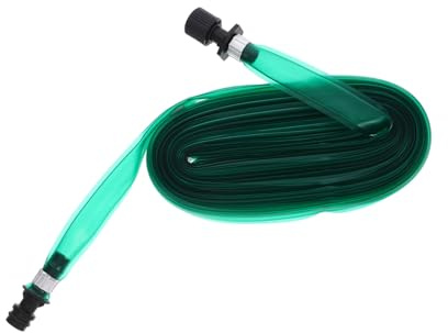Toyvian Tuyau D’arrosage Perforé Pvc 7,5 m Vert Pour Jardin Et Potager, Irrigation Agricole, Tuyau Plat Poreux Joint Anti-fuite, Système D’approvisionnement En Eau Solide
