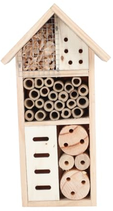 VICASKY 1Stück Hängendes Insektenhaus Mehrzweck Insektenhotel für Schmetterlinge für Gartenbeobachtungen und Dekoration