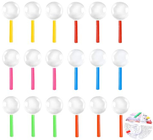 Set di 18 lenti d'ingrandimento per bambini, set di per bambiniMini lenti d'ingrandimento da detective lenti d'ingrandimentoes colorate mini lenti d'ingrandimentoes in plastica con m