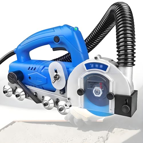 ZYGPH Nettoyeur de Joints de carrelage électrique avec Rebond Automatique et Vitesse de 9000 TR/Min pour la rénovation de Votre Maison (Bricolage).