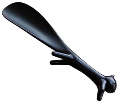 – 21 cm skostöd – bred tillgänglighet | kattformade sneakers med robust ergonomisk kurva, stövelhorn för män, kvinnor, äldre, gravida kvinnor med funktionshinder, svart, Se référer au