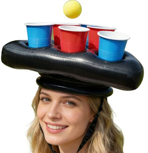 Porte-Boisson Gonflable | Plateau à Boissons Repliable et Réutilisable | Porte-Gobelet Gonflable pour Piscine | pour Jardin Parc Fête Été Bière Soda Jus de Fruits