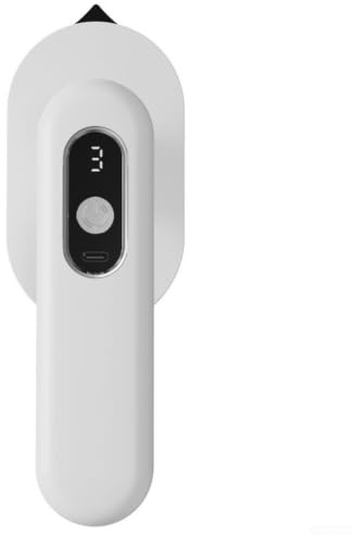 Mini plancha inalámbrica para viajes, vaporizador inalámbrico de ropa con cabezal giratorio de calentamiento rápido, diseño compacto para vacaciones (plancha inalámbrica, blanco)