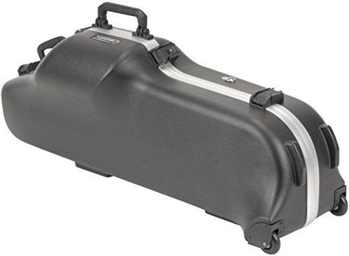 SKB 1SKB-455W geformter Pro Universal Bariton-Saxophon-Transportkoffer mit Rädern