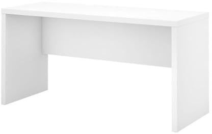 Bush Business Furniture Echo 60W Credenza Desk in Pure White