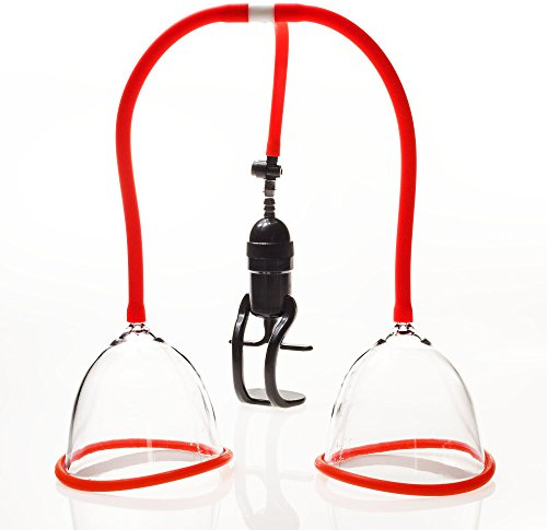 Brustpumpe Brustsauger - mit hoher Saugkraft - abnehmbare Brustpumpe – ideal als Bondage BDSM Schröpfen Sexspielzeug - Sex Toy Spielzeug für Frauen, Männer und Paare