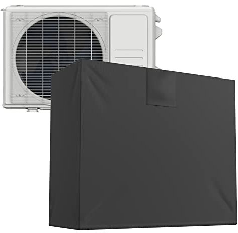 Mini Split Air Conditioner Cover for Outdoor Condenser 31.1 x 12.6 x 22.8 inches Split AC Cover for Outside Units Dust-Proof Waterproof Air-Conditioning Unit Protection Winter Anti-Snow