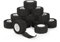 12 Rotoli Benda Elastica Coesiva Bendaggio, SEADESKY Elastica Garza Autoadesiva Bende Sport Nastro Salvapelle per le Dita, Mani, Piedi Adesiva Fasciatura 2.5cm x 4.5m (Nero)