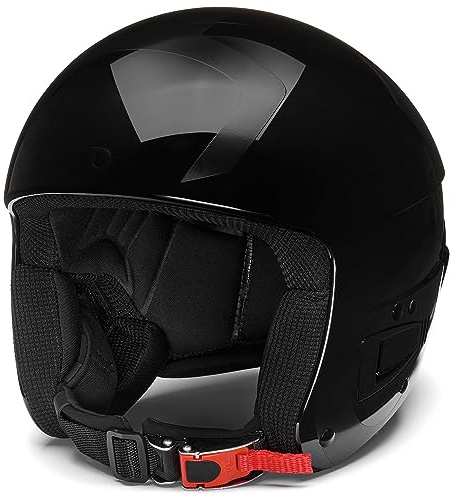 Briko Unisex-Erwachsene Vulcano FIS 6.8 EPP Helm, Shiny Matt Black, 54