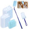 25 Pezzi Ricariche per Spolverino per Swiffer Piumini con 1 Manico e 1 Manici Telescopici, Panni Cattura Polvere, Kit per Spolverare Elettrostatico per Scuola, Ufficio, Casa, Auto