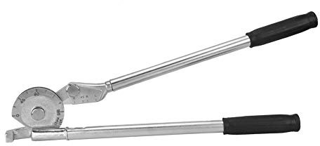 Rohrbieger, 180°-Handrohrbieger-Biegewerkzeug für Kupfer-Aluminium-Stahlrohre, Einfaches und Genaues Biegen (250mm 1/2 12 mm)