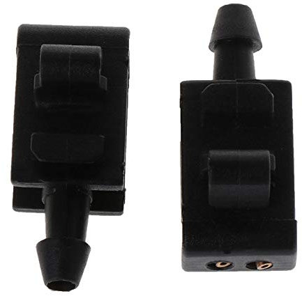 Zpengtai ScheibenwaschdüSe 2pcs Car Front Windschutzscheibe Waschmazle Düsenstrahl Fit for Renault Megane 2 Scenic 2 8200082347 ScheibenwaschdüSe