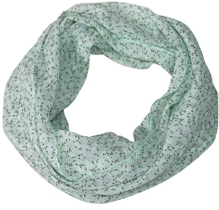 beybey® Blümchen Damen Loop Schal aus Seide und Baumwolle und in herrlichen Farben.