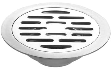 WEOKDFHA Sumidero Terraza Desagües de Suelo, colador de Drenaje antiolor de Acero Inoxidable, escurridor de Ducha for bañera, Cubierta Desodorante, desagües de Suelo, Accesorios de baño(A-10CM 1PCS)