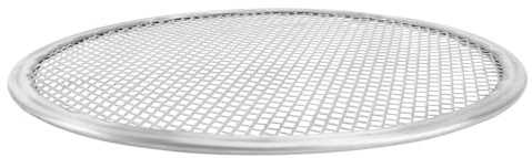 ZSREYFNB Pizzateller Pizza Mesh Backform 16 Zoll Aluminium Tray Home Küche Restaurant Pizzabrett(33CM)