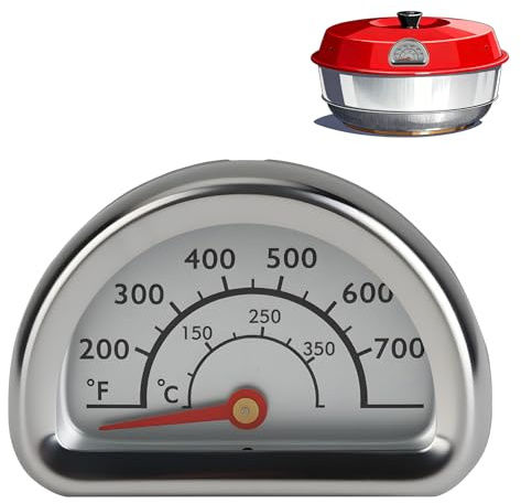 Termómetro Compatible Con Omnia, Termómetro De Horno De Acero Inoxidable Con Sonda De 7 Cm, Termómetros De Cocina 0–400 °c, Termómetros Para Parrilla, Accesoriosde Alimentos Compatible Con Omnia