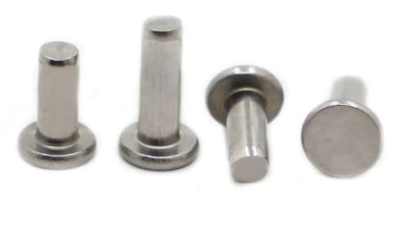 5-50 piezas GB109 A2-70 304 de acero inoxidable, remaches de cabeza redonda plana, autoenchufables, pernos de remache, M2, M2.5, M3, M4, M5, M6(10mm)