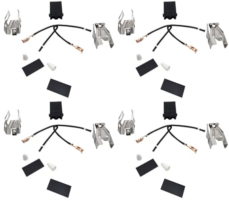 Rebellious Bloc multiprise pour cuisinière - Isolateurs en plastique à haute température - Kit de connexion robuste pour la réparation des plaques de cuisson électriques - Raccords pour plaques de
