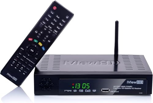 Full HD Combo Freeview and Satellite HD Receiver, USB Recorder, Built-in WiFi