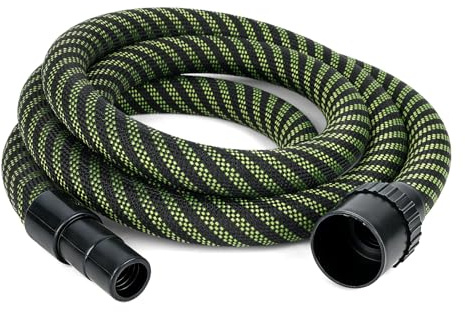Slang för Dammsugare 5 m Kompatibel med Festool CT 26/36/48, CT 15/25, CT MINI och CT MIDI från 2019, Design med Ormskinnsutseende, Lätt Antitorsionssugslang
