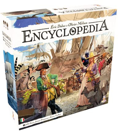Asmodee - Encyclopedia - Brettspiel, 2-4 Spieler, 14 Jahre alt, italienische Ausgabe