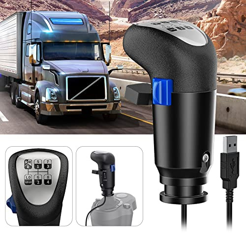 aikeec USB Gearshift Knob from a Man Truck ATS ETS for Logitech G29 G27 G25 G920 H Gearshift Shifter Knob for ATS ETS2 Games AI PC …