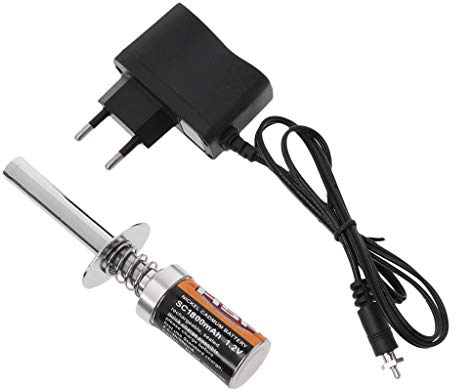 KOFUN Glow Plug Starter Kit, Glow Plug Starter Igniter Charger for Gas Nitro Engine 1/10 1/8 RC Car Ideal Christmas Birthday Igniter,Charger Gift for Kids