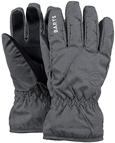 Barts Jungen Basic Skiglove Kids Handschuhe, Grau (DARK HEATHER 0019), 85 (Herstellergröße: 5)