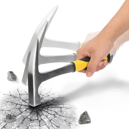 Schneespitze Geologischer Hammer für geologische Erkundung Fester Stahlhammer Geologie Werkzeuge Bergbau Entdeckungswerkzeug