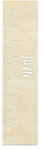 Messlatte Kind personalisiert, Größe messen Standard Kinderzimmer, Kindermesslatte, Tauf-Geschenk oder zur Geburt/Personalisiert mit Wunsch-Name für Mädchen oder Junge Babyzimmer Größenmesser