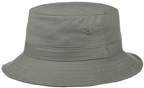 Hutshopping Fischerhut mit UV-Schutz Stoffhut Baumwollhut Sonnenhut Strandhut Anglerhut (XL (60-61 cm) - Oliv)