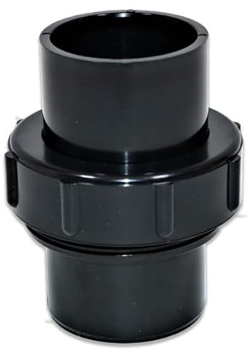 eco-filtration 43mm/1.5” Demountable Coupling for 40mm Domestic Waste Pipe Black – Easy-to-Install, Quick-Release Fitting for Regular Maintenance