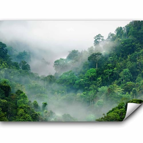 murando - Fototapete Vlies Dschungel, 350x256 cm, Schlafzimmer, Wohnzimmer | Full HD Druck, 3D-Effekt, lichtbeständige Farben, ideal fürs Wohn- oder Schlafzimmer, schnelle Montage, lichtbeständig, edel