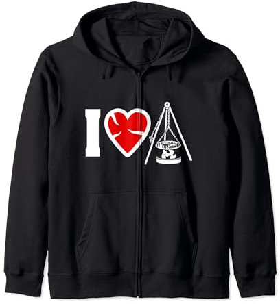 Saarländer swivel gift men grilling sayings grill Zip Hoodie