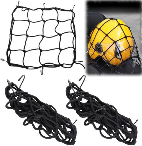 Rete Ragno Moto,2 pezzi Elastico Moto Rete,Rete Ragno Elastica,Moto Portapacchi Elastia,Ragno Moto,per Rete da Bici Rete da Trasporto per Rete da Moto,Per Riporre Caschi,Bagagli e Viaggi