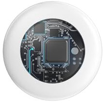 Localizzatore compatibile con l'app Trova il mio di Apple (solo iOS), localizzatore di oggetti per borse, bauli, borsette, valigie e animali domestici, batteria sostituibile.