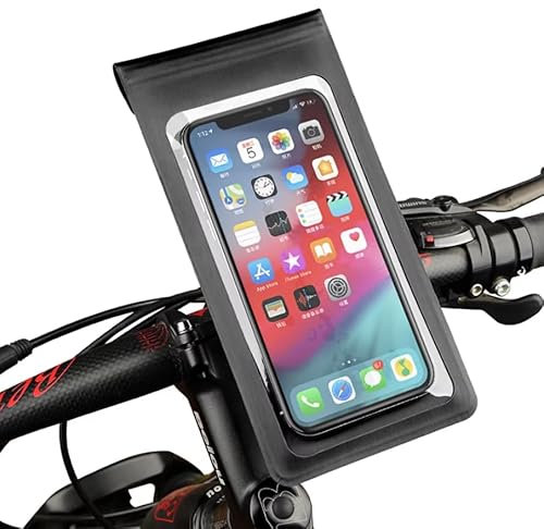Gadgets Mafia Bike Phone Holder Waterproof, 360° Rotatable, One-Hand Release, Fits Smartphones 4.6 Inches to 6.8 Inches with Universal Compatibility, Sensitive Touchscreen and Secure Mount