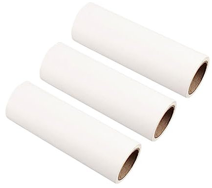 Kisangel 90sheets Hair Sticky Roller Paper Lint Roller Adhesive Paper for Pet Hair Lint Remover for Clothing Random Style