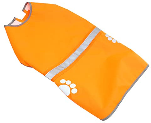 Hohopeti Reflektierende Weste Für Hunde Fluoreszierende Haustierweste Atmungsaktive Hundekleidung Outdoor-sicherheitskostüm Verstellbar Mit Klettband