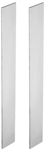PATIKIL 2 pièces Barre plate en acier 1095 12 x 1 12 x 4/16 | pour la fabrication de couteaux en fer forgé, pour la fabrication de lames de couteaux d'épées et de hachoirs, acier