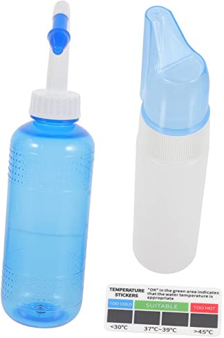 FOMIYES Household Nose Cleaner Blue Pp Plastic Nose Washing Pot with Easy to Carry and Safe Operation Features for Adults and Kids Nasal Wash Bottle