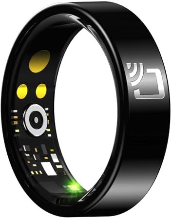 findtime NFC Ring Smart Ring Android iOS Fitness Ring Smartring für Herren Damen Herzfrequenzmesser Schlaftracker SpO2 Messer Kalorie Distanz-Tracking Schrittzähler